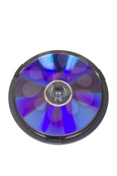 Close-up of a compact disc in a CD case