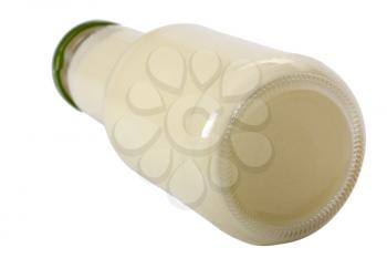 Close-up of a mayonnaise bottle
