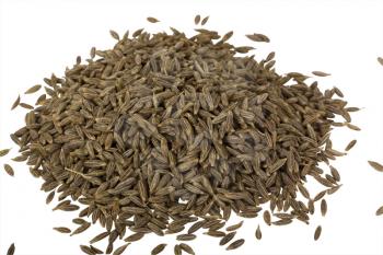 Close-up of heap of cumin seeds