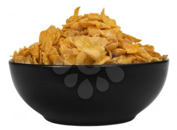 Close-up of a bowl of corn flakes