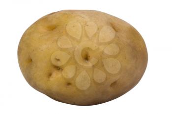 Close-up of a raw potato