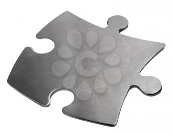 Close-up of a jigsaw puzzle piece