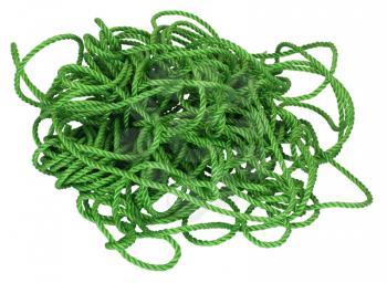 Close-up of tangled plastic rope
