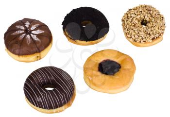 Close-up of assorted donuts
