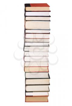 Close-up of a stack of books