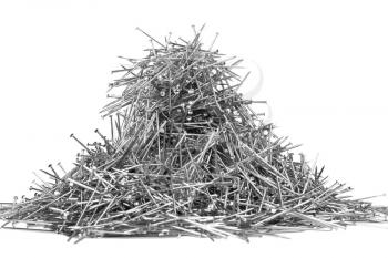 Heap of straight pins