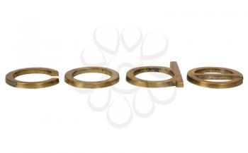 Close-up of a word 'code'
