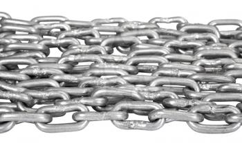 Close-up of metal chains