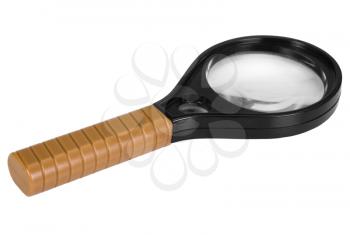 Close-up of a magnifying glass