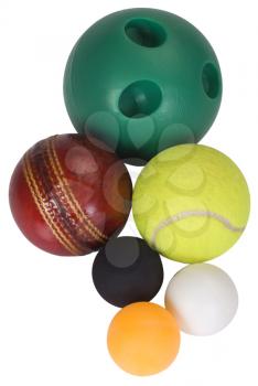 Close-up of assorted balls