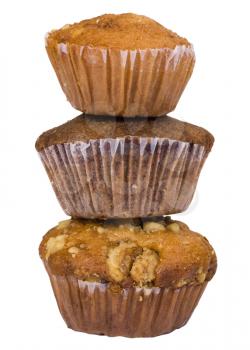 Close-up of a stack of muffins