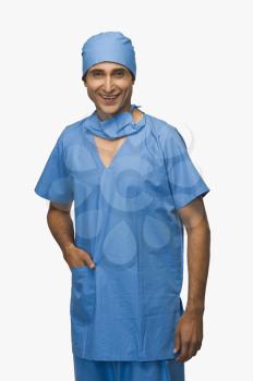 Portrait of a surgeon smiling