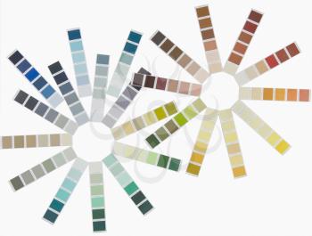 Design made by color swatches
