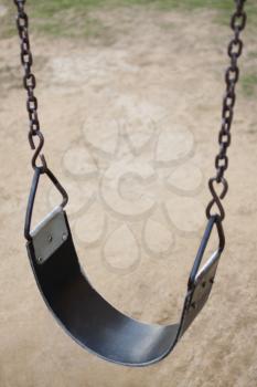 Close-up of a chain swing