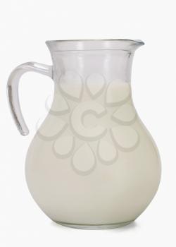 Close-up of a pitcher of milk