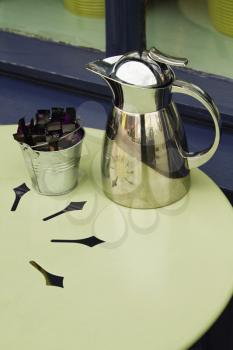 Jug on the table in a restaurant, Kenmare, County Kerry, Republic of Ireland