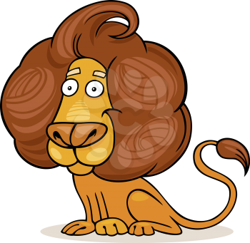 Royalty Free Clipart Image of a Lion