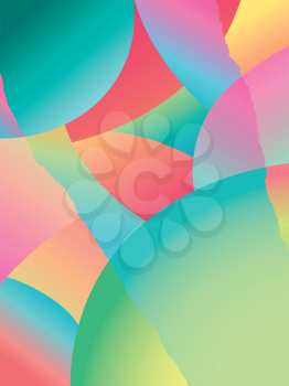 Vector Illustration of Abstract Soft Colored Background Modern Template Design