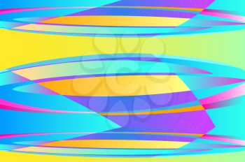 Vector Illustration of Vibrant Abstract Geometric Background Modern Design