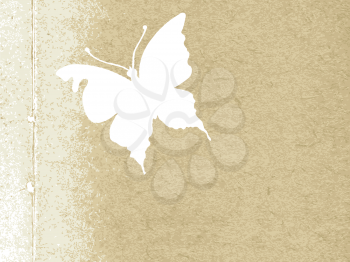 Royalty Free Clipart Image of a Butterfly Background
