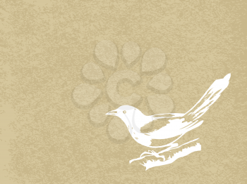 Royalty Free Clipart Image of a Bird Background