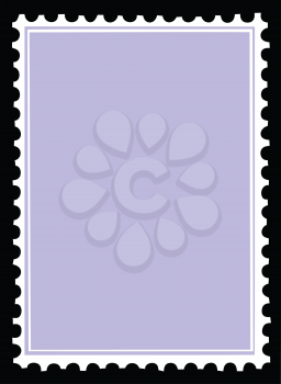 Royalty Free Clipart Image of a Postage Stamp