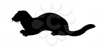Royalty Free Clipart Image of a Marten