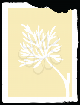 Royalty Free Clipart Image of a Plant