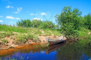 boat on coast