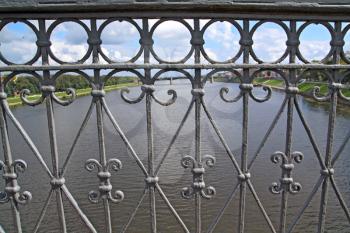 bridge banisters through greater river