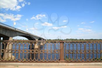 car bridge through river