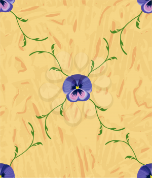 Abstract flower pattern, file EPS.8 illustration.