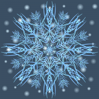 Circle floral ornament, EPS10 - vector graphics. 