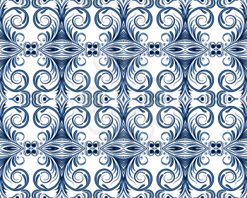 Abstract ornament background, seamless pattern, EPS8 - vector graphics.