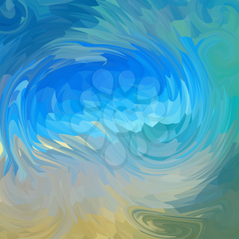 Abstract sea background, wave, EPS8 - vector graphics.