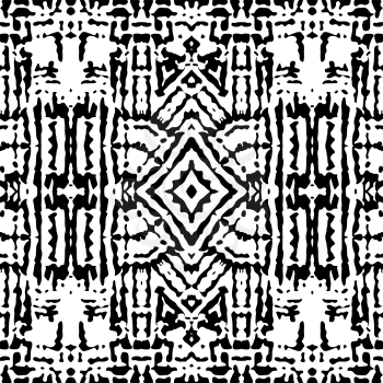 Black and white pattern seamless ornament Arabian, EPS8 - vector graphics.