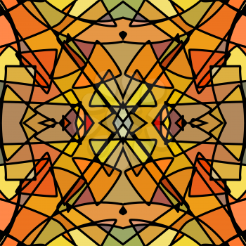 Abstract style stained-glass imitation seamless background, EPS8 - vector graphics.