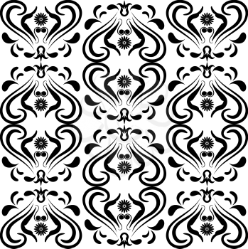 Seamless background style baroque, EPS8 - vector graphics.