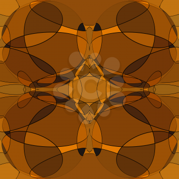 Stained-glass style abstract imitation geometric seamless background, EPS8 - vector graphics.