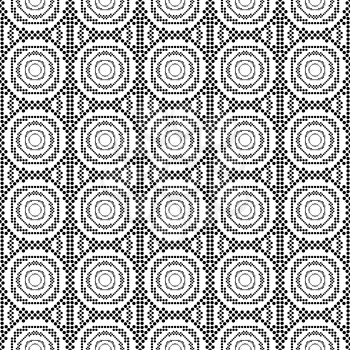 Pattern seamless circle abstract wave background. Japanese circle pattern vector
