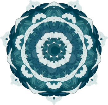 Circular pattern form mandala, Vector Illustration EPS 8