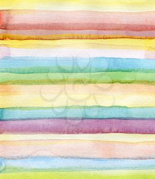 Abstract strips watercolor painted background