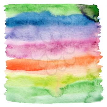Abstract watercolor painted background. Grunge wet paper template.