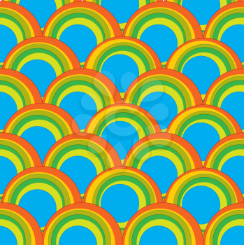 Decorative multicolored figures circle background.Colorful vector illustration