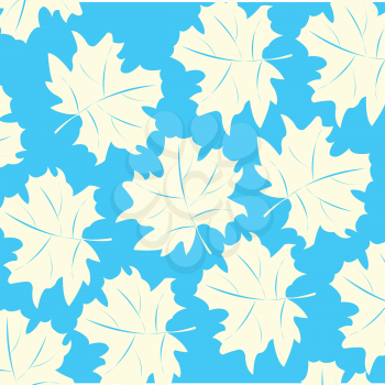 Decorative background with white sheet on turn blue background is insulated