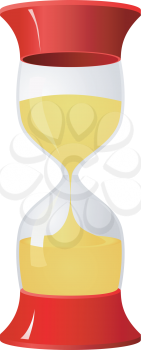 Royalty Free Clipart Image of an Hourglass