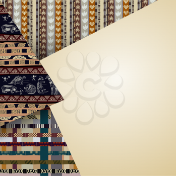 Abstract background with Tribal elements
