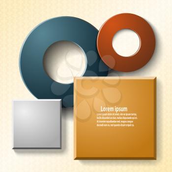 Set of elements for web design and infographics