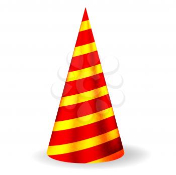 Bright festive party hat