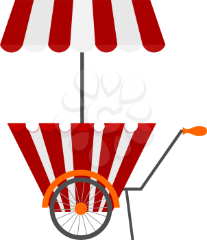 Icon countertop mobile commerce isolated on white background. Design for e-commerce. Flat design for e-commerce. Shopping. Vector illustration.